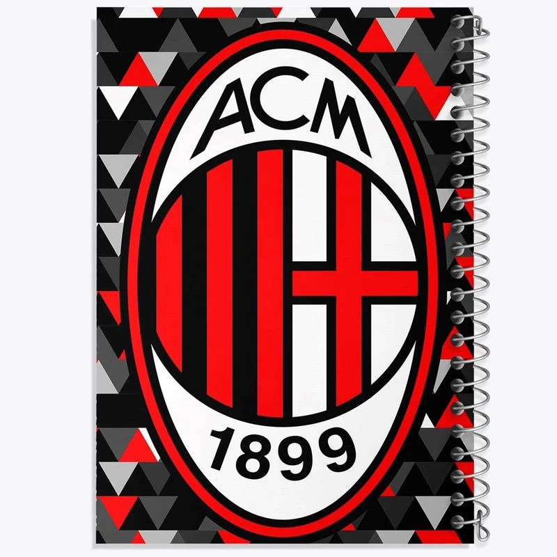 دفتر شطرنجی 50 برگ خندالو طرح باشگاه آث میلان کد 27225