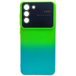 کاور قاب آوش طرح آبرنگی مدل سیلیکونی 003AB مناسب برای گوشی موبایل سامسونگ GALAXY S21 FE