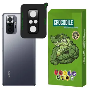 محافظ لنز دوربین کروکودیل مدل C-3D مناسب برای گوشی موبایل شیائومی  Redmi Note 10 Pro