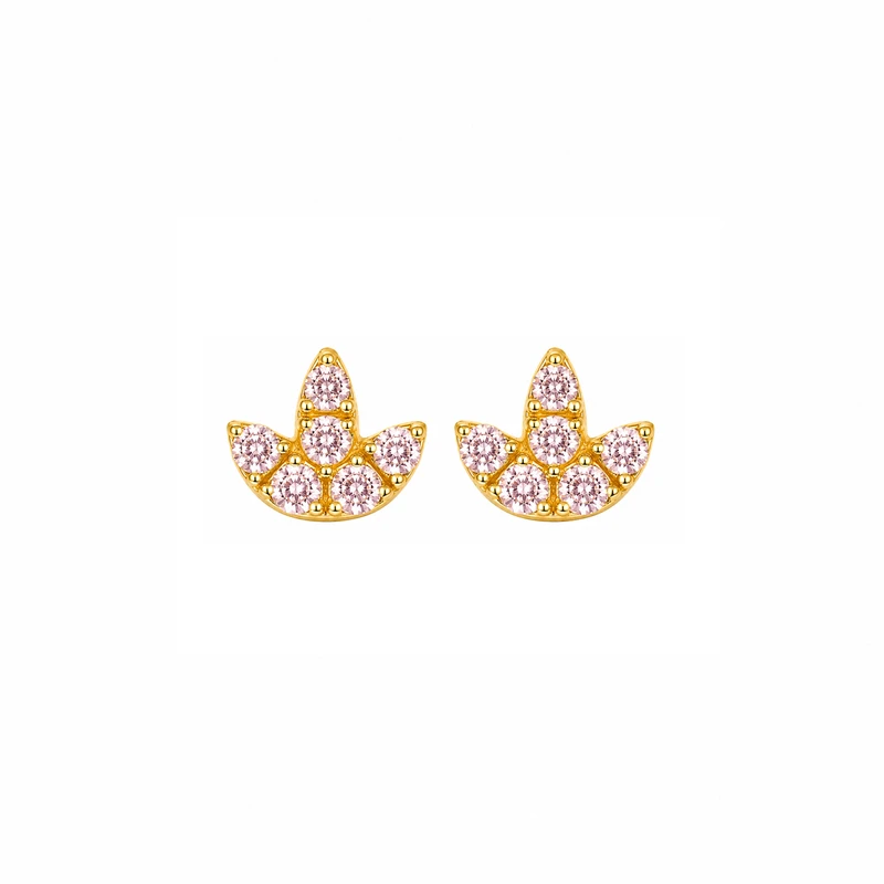 گوشواره میخی طلا 18 عیار زنانه مان گالری مدل الماس کد EA01-0029300