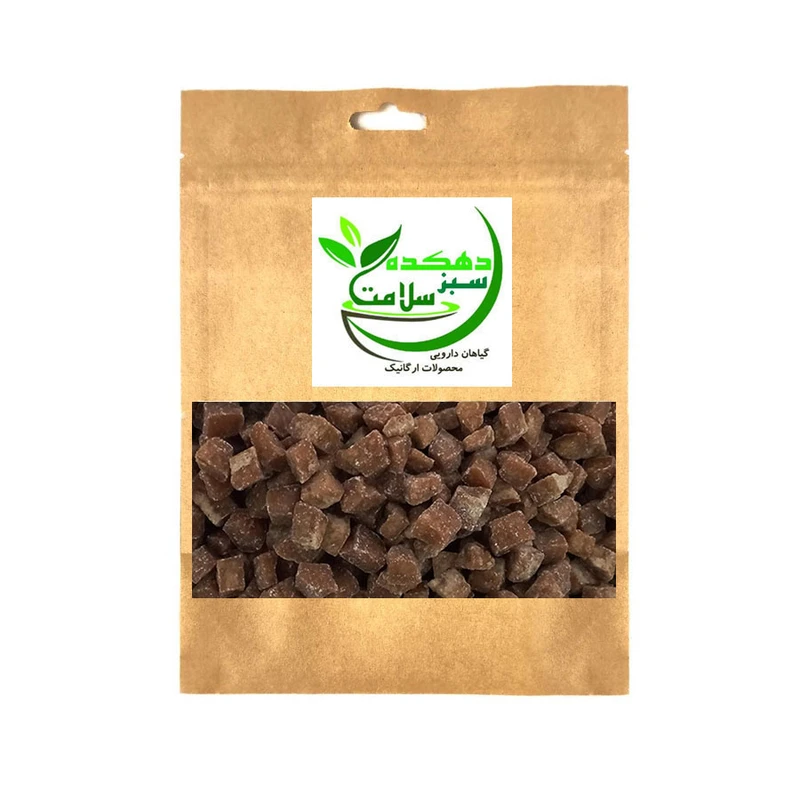 قند قهوه ای با طعم دارچین دهکده سبز سلامت - 500 گرم