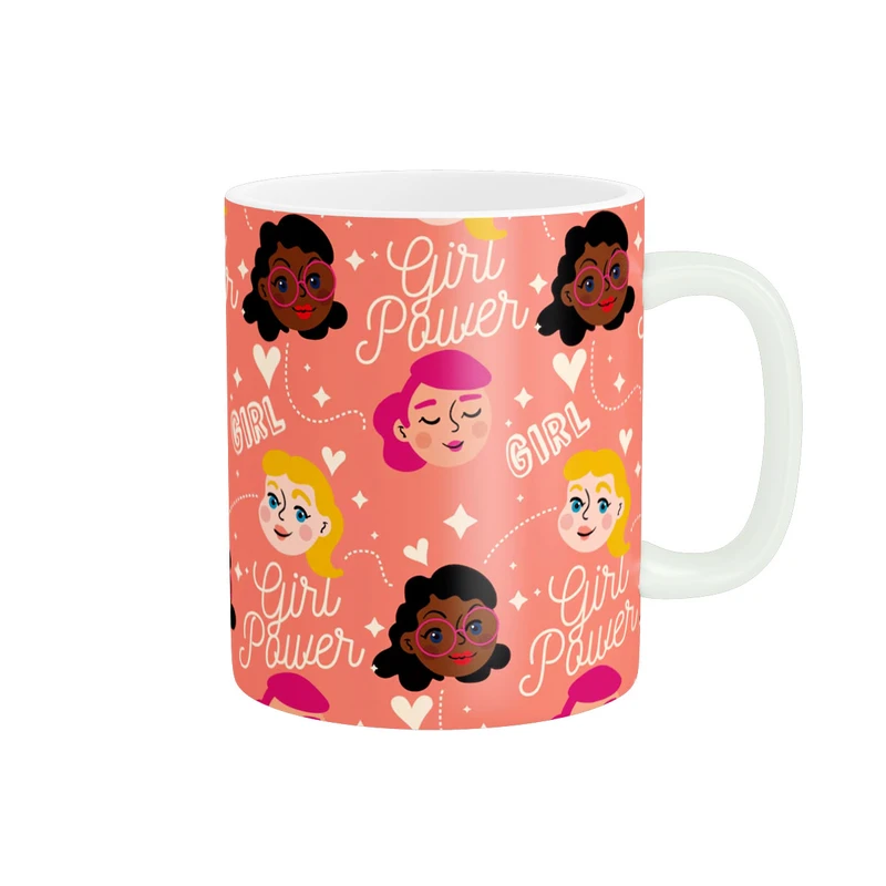 ماگ پادآفرین طرح قدرت دخترانه girl power کد 1867