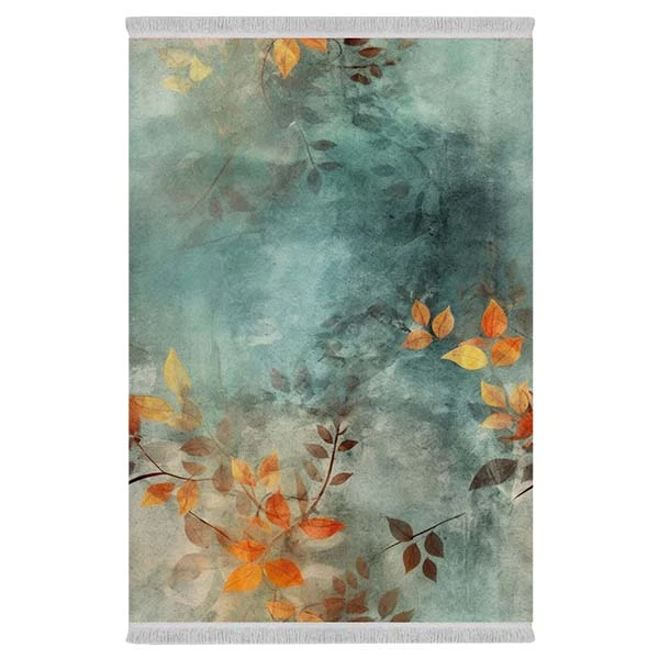 فرش پارچه‌ای دفه مدل فرشینه طرح مدرن کد 392