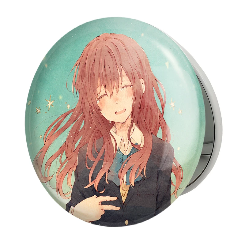 آینه جیبی خندالو طرح شوکو نیشیمیا انیمه سایلنت ویس A Silent Voice مدل تاشو کد 15773 