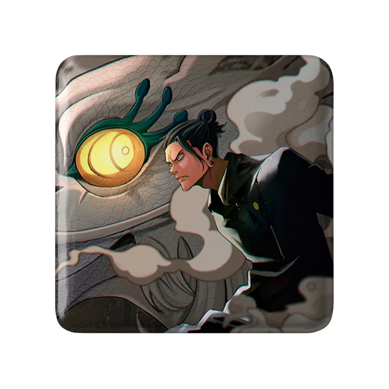 پیکسل خندالو طرح گتو انیمه جوجوتسو کایزن Jujutsu Kaisen مدل مربعی کد 30173