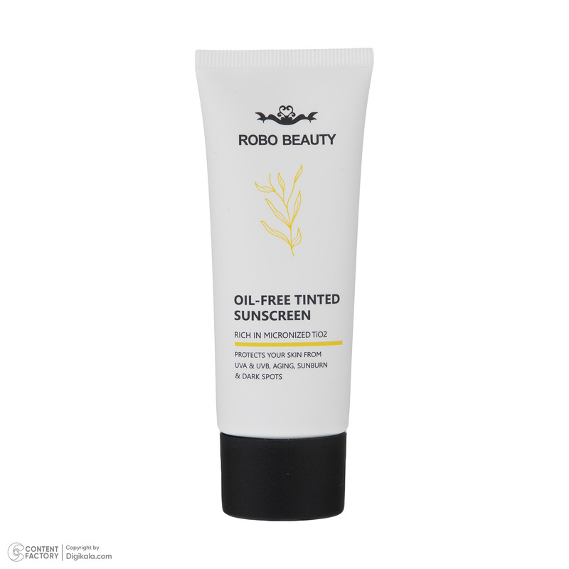 کرم ضد آفتاب رنگی SPF 50 روبو بیوتی مدل Oil Free مناسب پوستهای چرب حجم 40 میلیلیتر کرم ضد آفتاب رنگی SPF 50 روبو بیوتی مدل Oil Free مناسب پوستهای چرب حجم 40 میلیلیتر