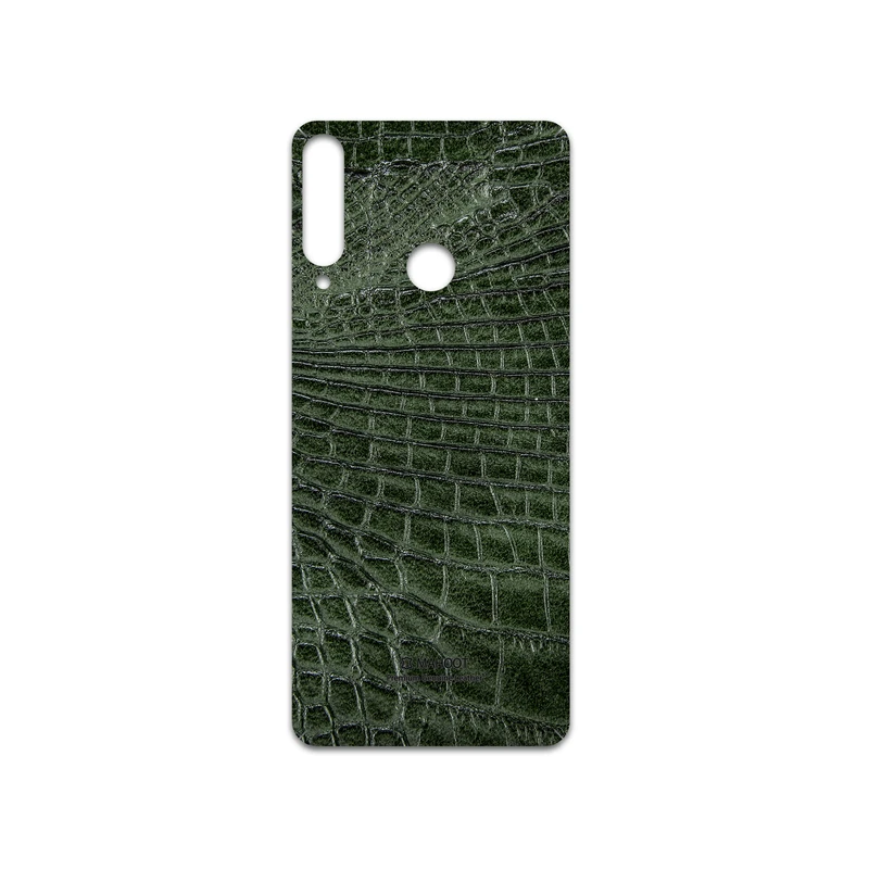 برچسب پوششی ماهوت مدل Green-Crocodile-Leather مناسب برای گوشی موبایل هوآوی Y6p