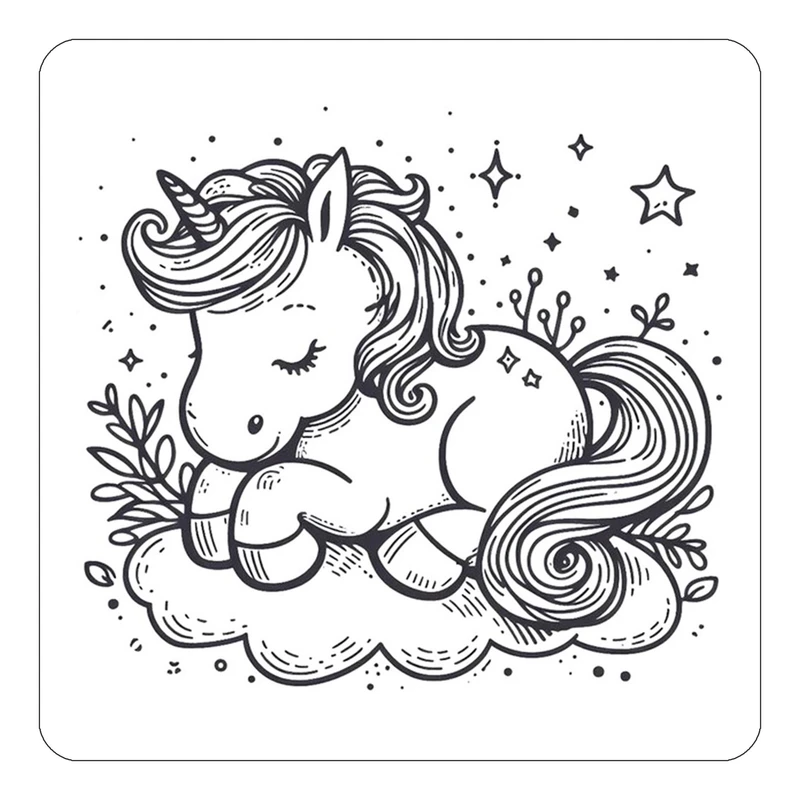 مگنت کاکتی طرح اسب تک شاخ و یونیکورن مدل mp31374