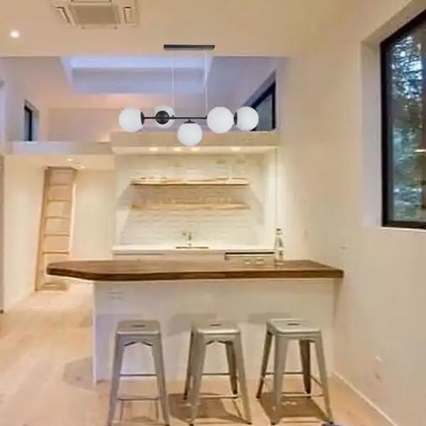 لوستر 5 شعله مدل مولکولی adli018