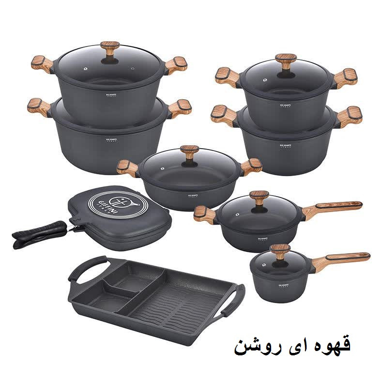 سرویس پخت و پز 17 پارچه جی فی نی مدل GZ-W