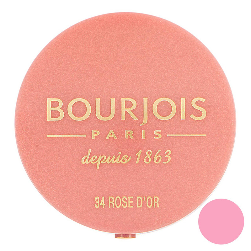 رژ گونه بورژوا مدل Rose D'OR 34