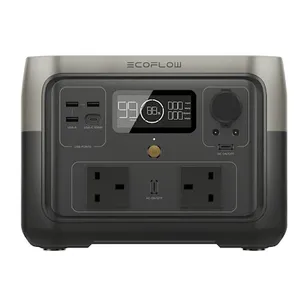 باتری خورشیدی اکوفلو مدل RIVER 2 Max Portable Power Station ظرفیت 512 آمپر ساعت