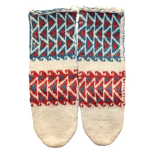 جوراب دست دوز مردانه مدل پشمی کد 11