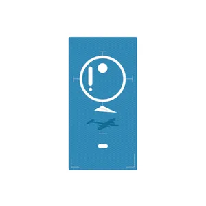 MAHOOT Minimal Paper Airplane Cover Sticker for Nokia Lumia 1020