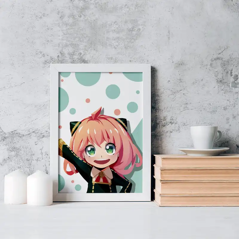 تابلو خندالو مدل آنیا فورجر انیمه اسپای ایکس فمیلی کد 15582