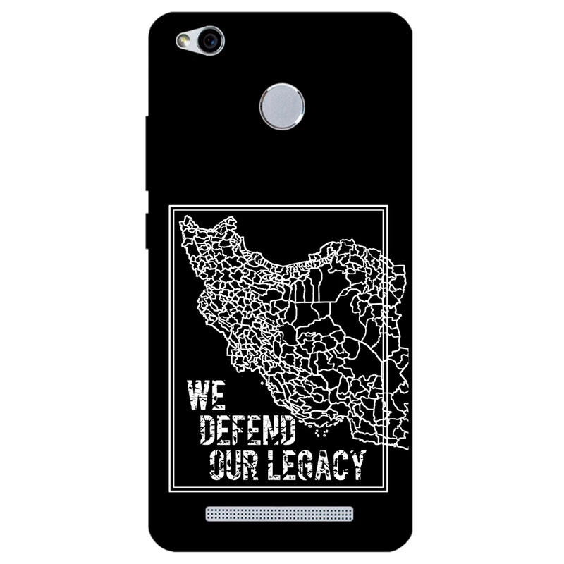 کاور مگافون طرح ایران مدل 1886 مناسب برای گوشی موبایل شیائومی Redmi 3 / 3S / 3 Pro  