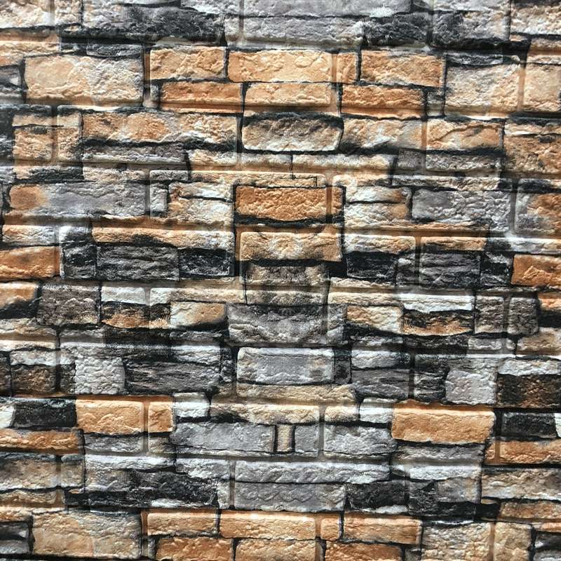 دیوارپوش مدل فومی کد AS43 بسته 9 عددی