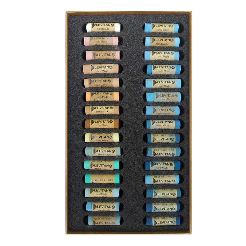 پاستل گچی لویتان مدل دریا کد 1115 بسته 30 عددی