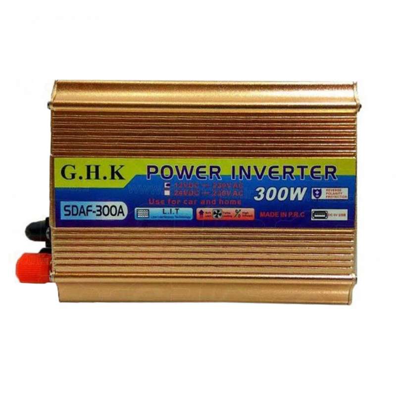 مبدل برق جی اچ کا مدل SDAF-300A ظرفیت 300 وات