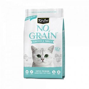 غذای خشک گربه بالغ کیت کت مدل No Grain Chicken & Turkey طعم مرغ و بوقلمون وزن 1 کیلوگرم