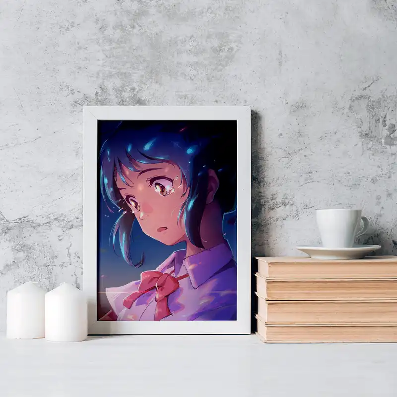 تابلو خندالو مدل میتسویا میامیزو انیمه یورنیم نام تو کد 16292