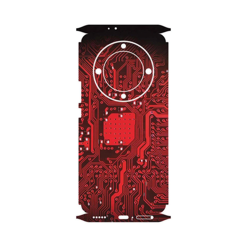برچسب پوششی ماهوت مدل Red_Printed_Circuit_Board-FullSkin مناسب برای گوشی موبایل آنر Magic 5 Lite