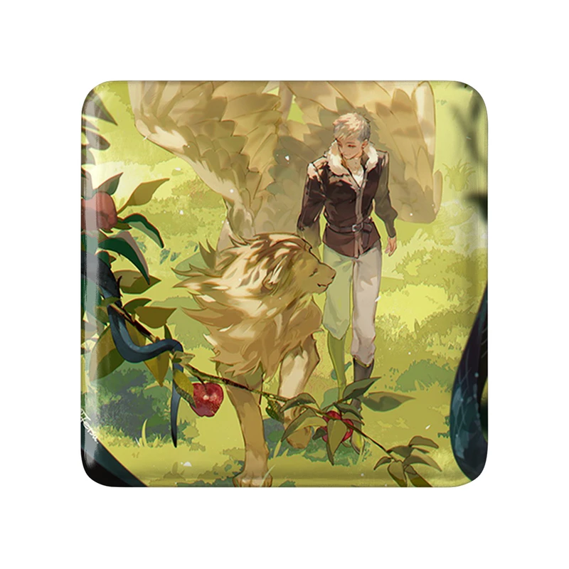 پیکسل خندالو طرح لایوس انیمه خوشمزه در سیاه چال مدل مربعی کد 35954