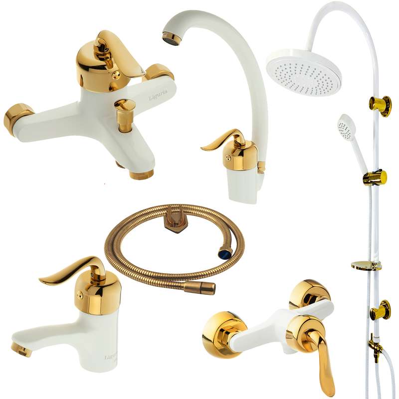 ست شیرآلات لیگوریا مدل 131 مجموعه 6 عددی