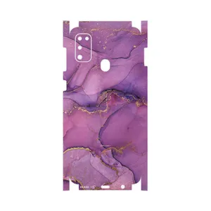 MAHOOT Purple Marble-FullSkin Cover Sticker for Samsung Galaxy M30s