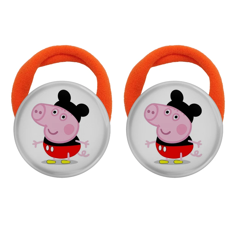 کش مو زنانه مدل خوک پپا پیگ کد S12989 بسته دو عددی