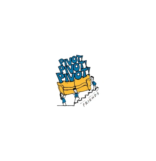  استیکر لپ تاپ لولو طرح سریال FRIENDS کد 561