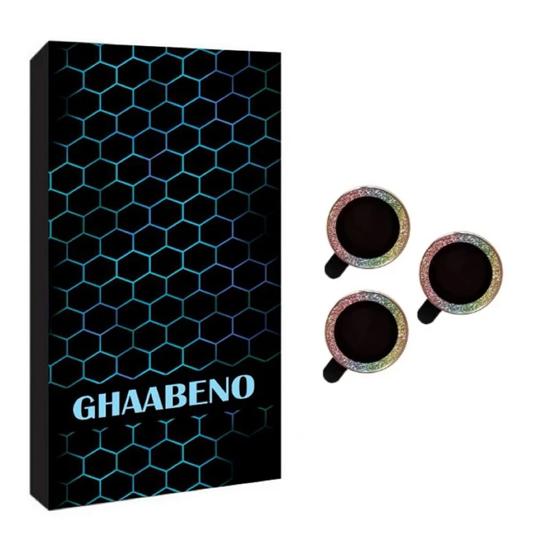 محافظ لنز دوربین قاب نو مدل رینگی اکلیلی مناسب برای گوشی موبایل اپل IPHONE 15 PRO