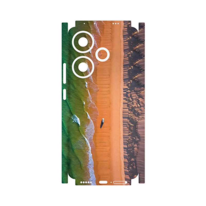 برچسب پوششی ماهوت مدل Beach and Green Sea-FullSkin مناسب برای گوشی موبایل شیائومی Poco F6