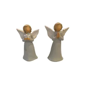 مجسمه دنیا دکوری سرمد مدل فرشته مجموعه 2 عددی