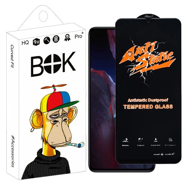 محافظ صفحه نمایش بوک مدل Antistatic Edge مناسب برای گوشی موبایل شیائومی Poco f5 pro