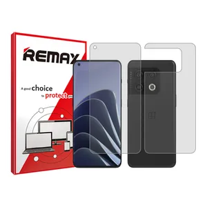 Remix transparent screen protector Anti Shock model suitable for OnePlus 10 Pro mobile phone along with the back of the phone