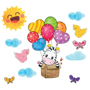 استیکر دیواری کودک مدل cute3 hk