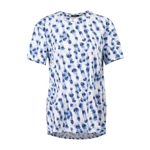 تی شرت آستین کوتاه زنانه جوتی جینز مدل یقه گرد کد 1551321 رنگ آبی