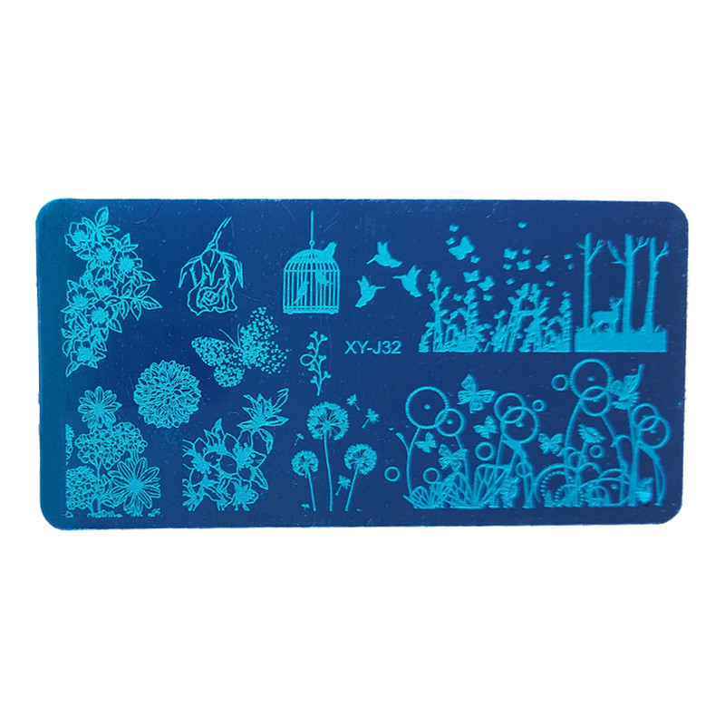شابلون طراحی ناخن مدل XY-J32