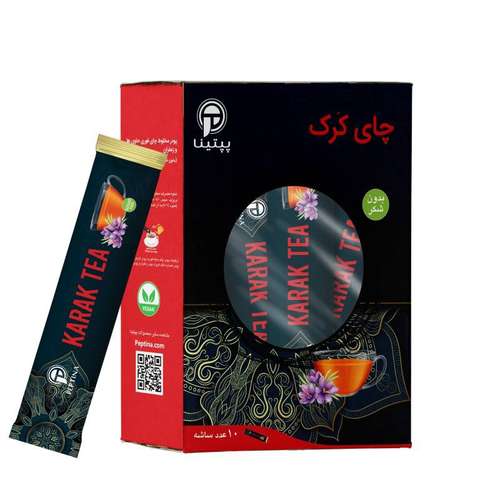 چای کرک بدون شکر پپتینا بسته 10 عددی