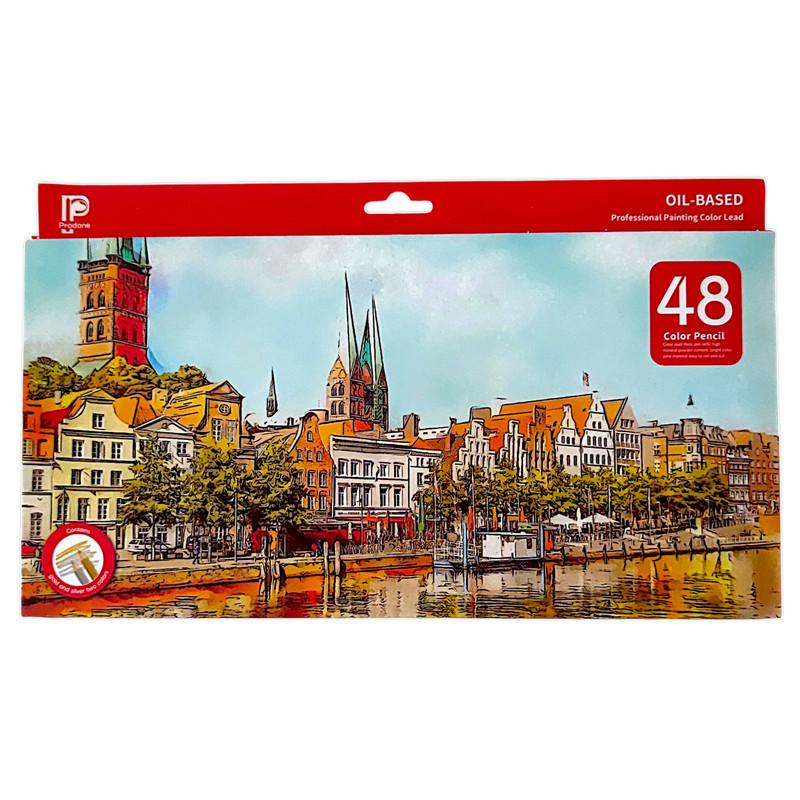 مداد رنگی 48 رنگ پرودون مدل 711