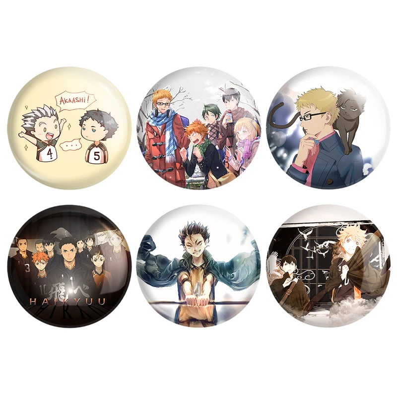 مگنت خندالو طرح انیمه آبشار سرنوشت هایکیو کاگیاما کد 435B مجموعه 6 عددی