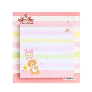 کاغذ یادداشت چسب دار اسکول فنس طرح مربع راه راه کد FA9222