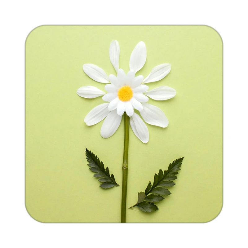 زیر لیوانی کاکتی طرح گل مدل mp19095