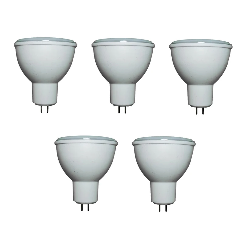 لامپ هالوژن 5 وات مدل 2026 پایه MR16 بسته 5 عددی