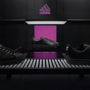چراغ دیواری نئون دیزاین طرح Adidas-Text_PN