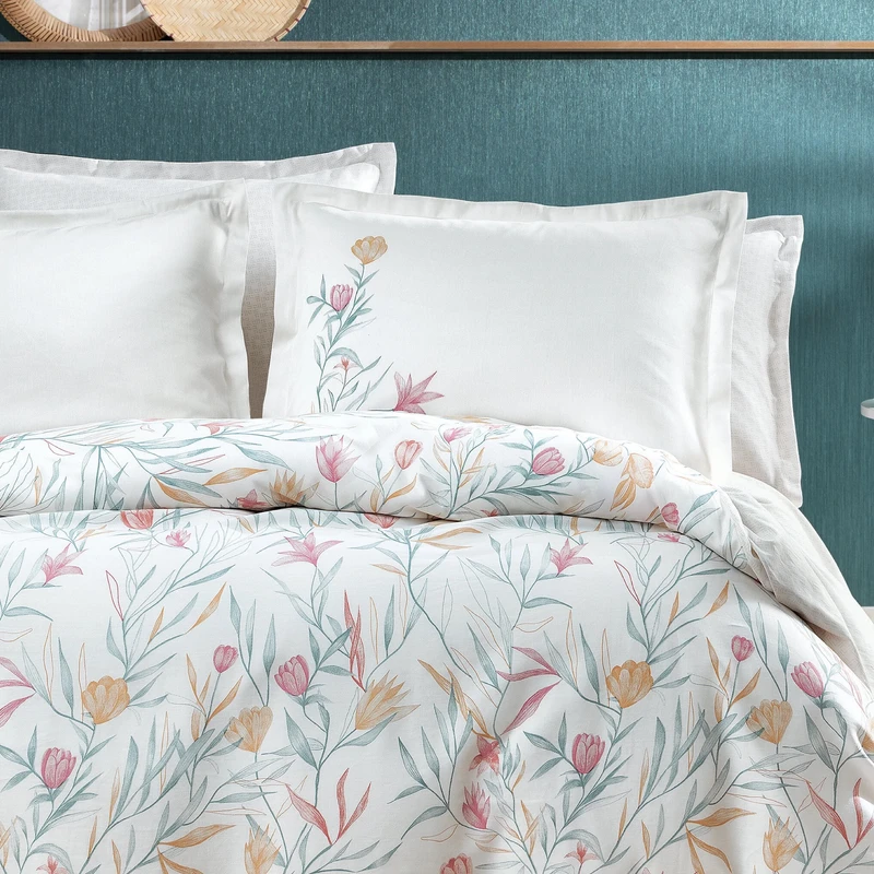 سرویس ملحفه دو نفره 4 تکه یاتاش مدل July