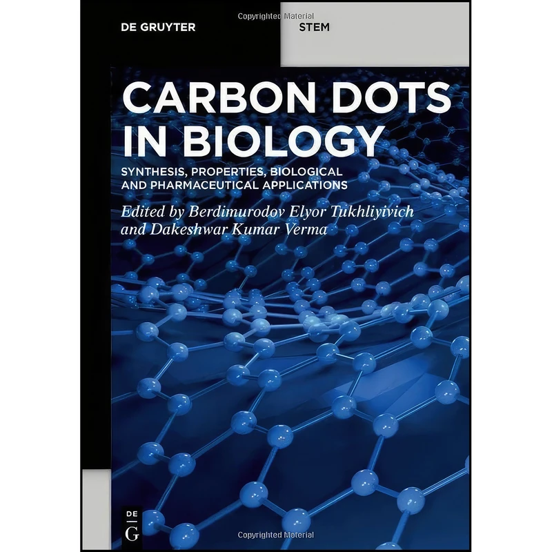 کتاب Carbon Dots in Biology اثر جمعي از نويسندگان انتشارات Walter de Gruyter