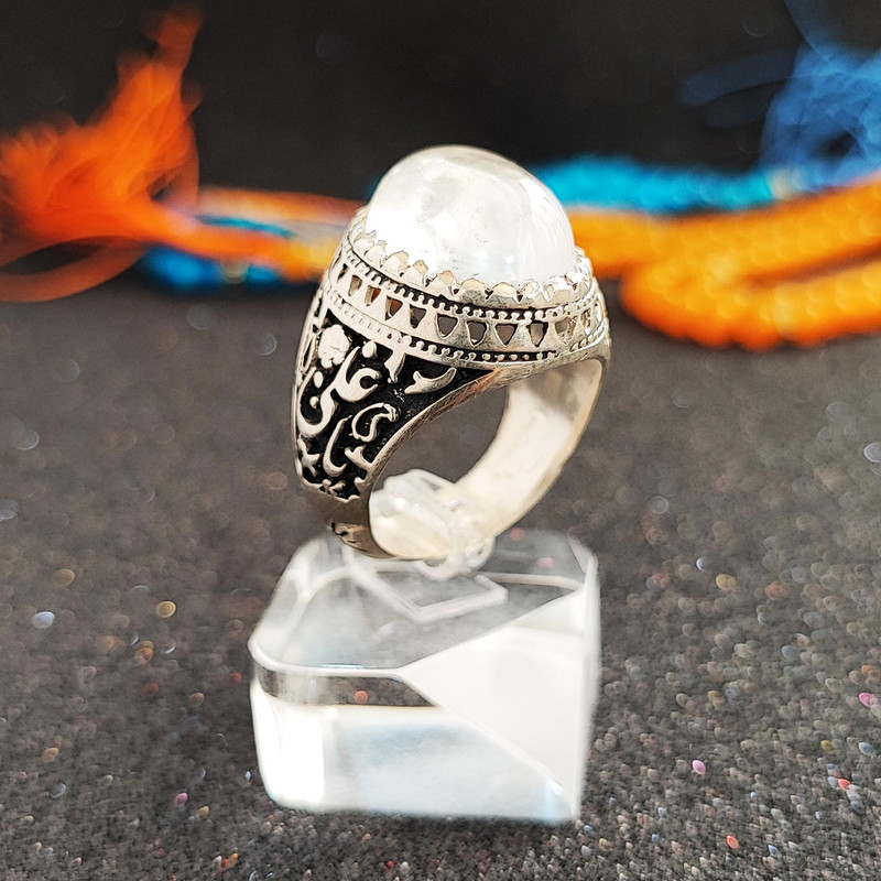 انگشتر نقره مردانه مدل در نجف MD6020