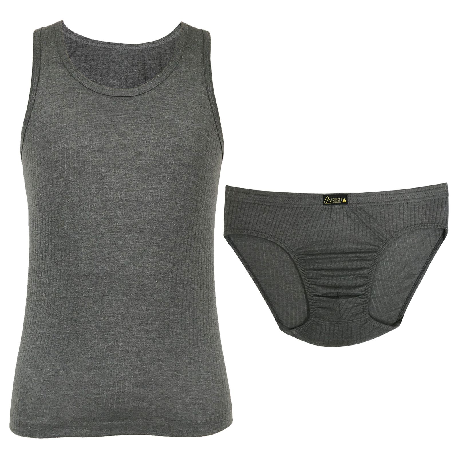 ست شورت و زیرپوش مردانه آریان نخ باف مدل 1615 - - 15